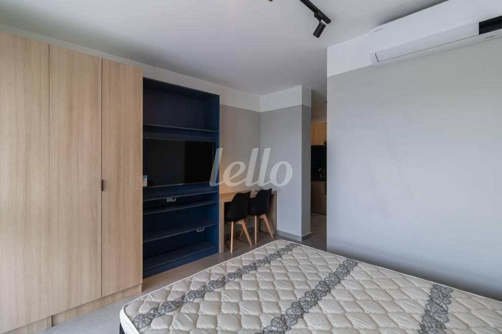 03 STUDIO de Apartamento para alugar, Padrão com 30 m², 1 quarto e em Cidade Mãe do Céu - São Paulo