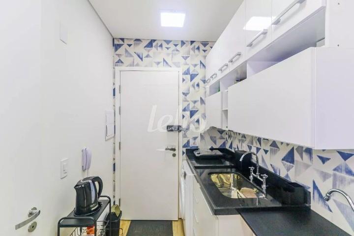 COZINHA de Apartamento à venda, Studio com 22 m², 1 quarto e em Jardim Das Acácias - São Paulo