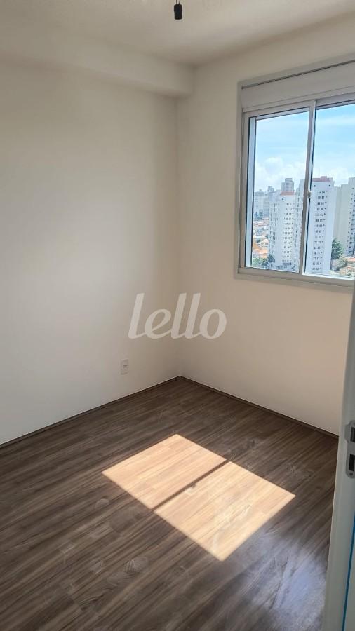 DORMITÓRIO de Apartamento à venda, Padrão com 24 m², 1 quarto e em Vila Prudente - São Paulo