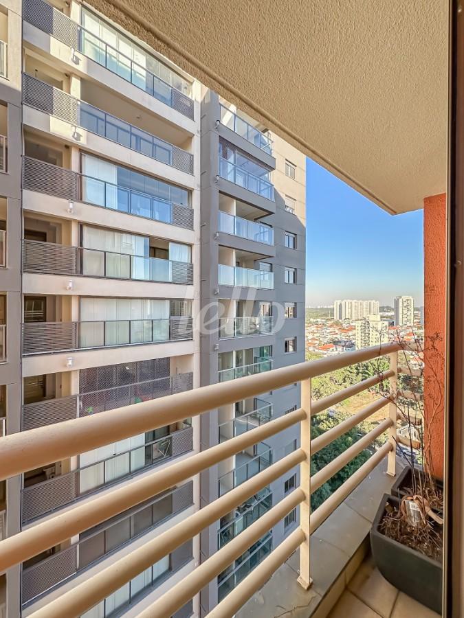 SACADA de Apartamento para alugar, Padrão com 50 m², 2 quartos e 1 vaga em Vila Monte Alegre - São Paulo