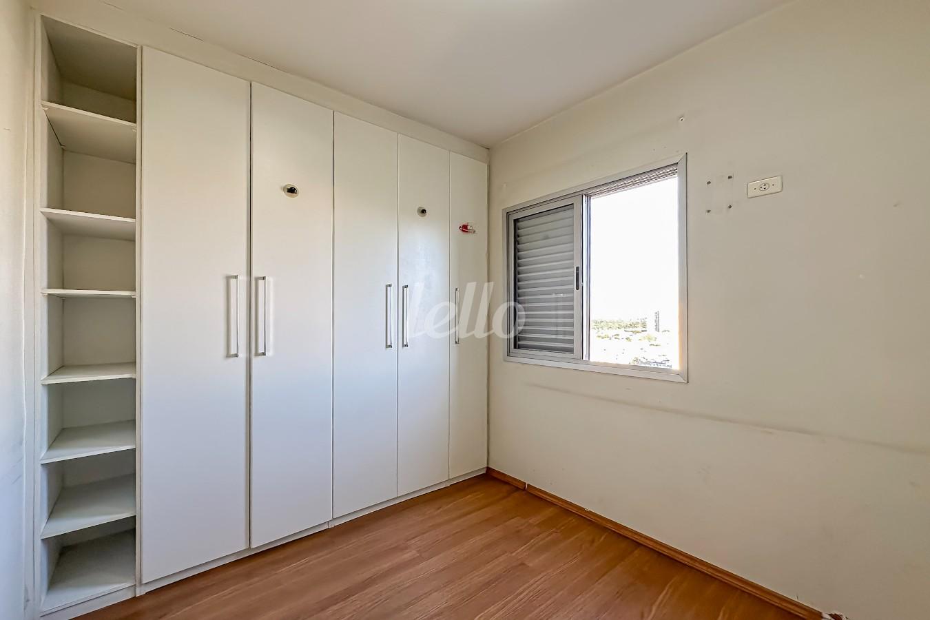 DORMITORIO 2 de Apartamento para alugar, Padrão com 50 m², 2 quartos e 1 vaga em Vila Monte Alegre - São Paulo