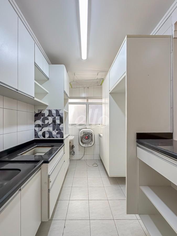 COZINHA de Apartamento para alugar, Padrão com 50 m², 2 quartos e 1 vaga em Vila Monte Alegre - São Paulo