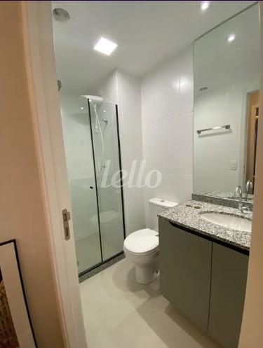 BANHEIRO de Apartamento à venda, Padrão com 34 m², 1 quarto e em Vila Clementino - São Paulo