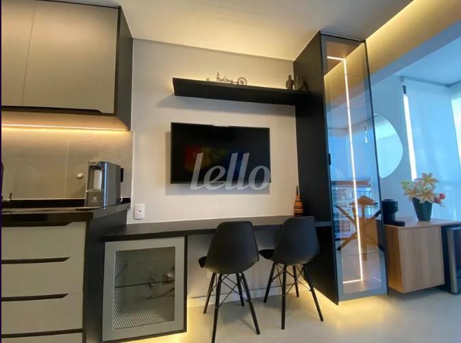 LIVING de Apartamento à venda, Padrão com 34 m², 1 quarto e em Vila Clementino - São Paulo