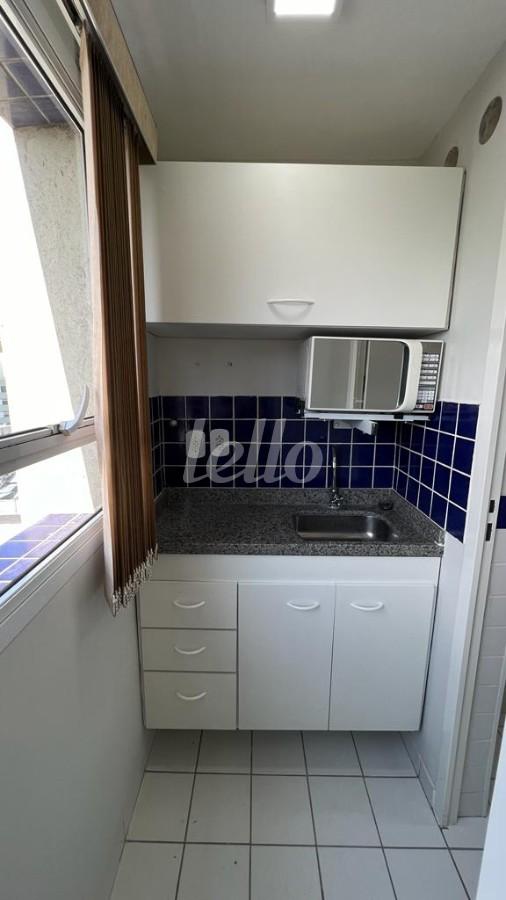 COPA de Sala / Conjunto para alugar, Padrão com 20 m², e 1 vaga em Centro - Santo André