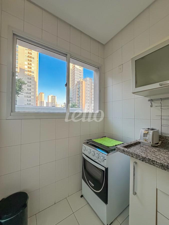 COZINHA de Apartamento para alugar, Padrão com 58 m², 1 quarto e 1 vaga em Vila Olímpia - São Paulo