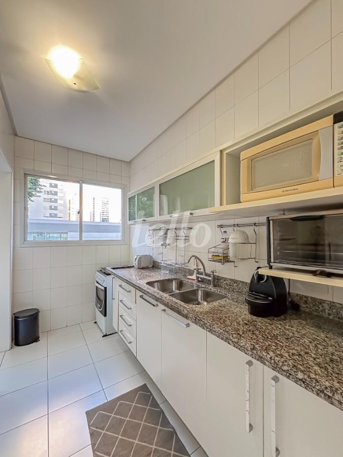 COZINHA de Apartamento para alugar, Padrão com 58 m², 1 quarto e 1 vaga em Vila Olímpia - São Paulo