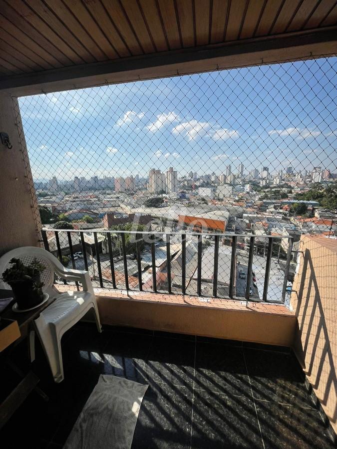 VARANDA de Apartamento à venda, Padrão com 65 m², 3 quartos e 1 vaga em Ch Santo Antônio (ZL) - São Paulo