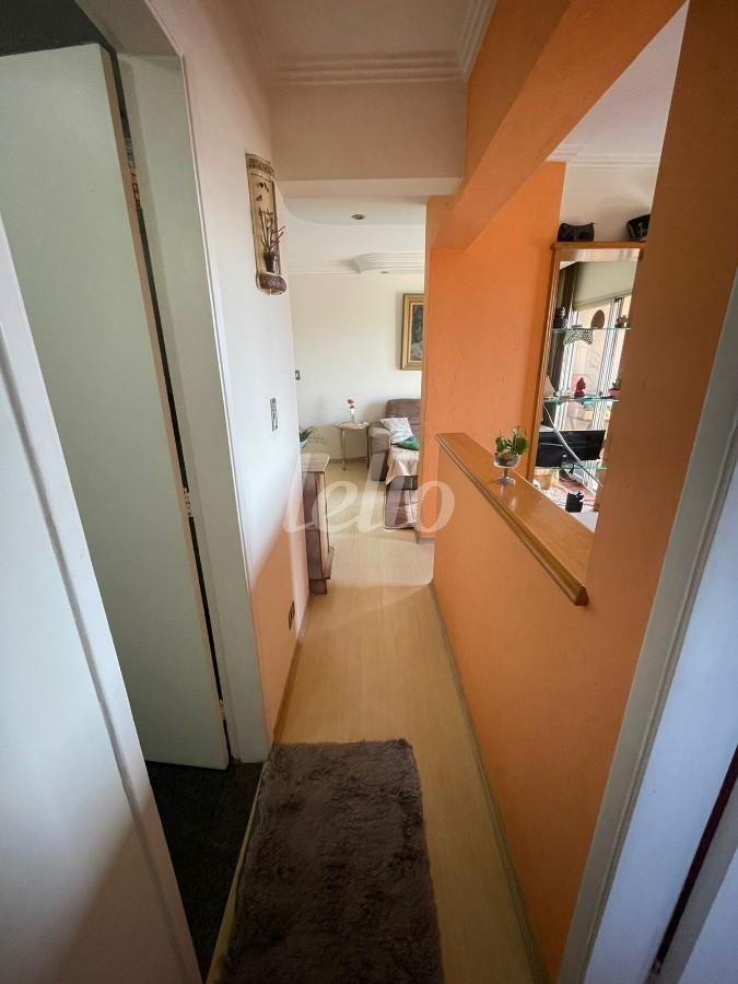 CORREDOR de Apartamento à venda, Padrão com 65 m², 3 quartos e 1 vaga em Ch Santo Antônio (ZL) - São Paulo