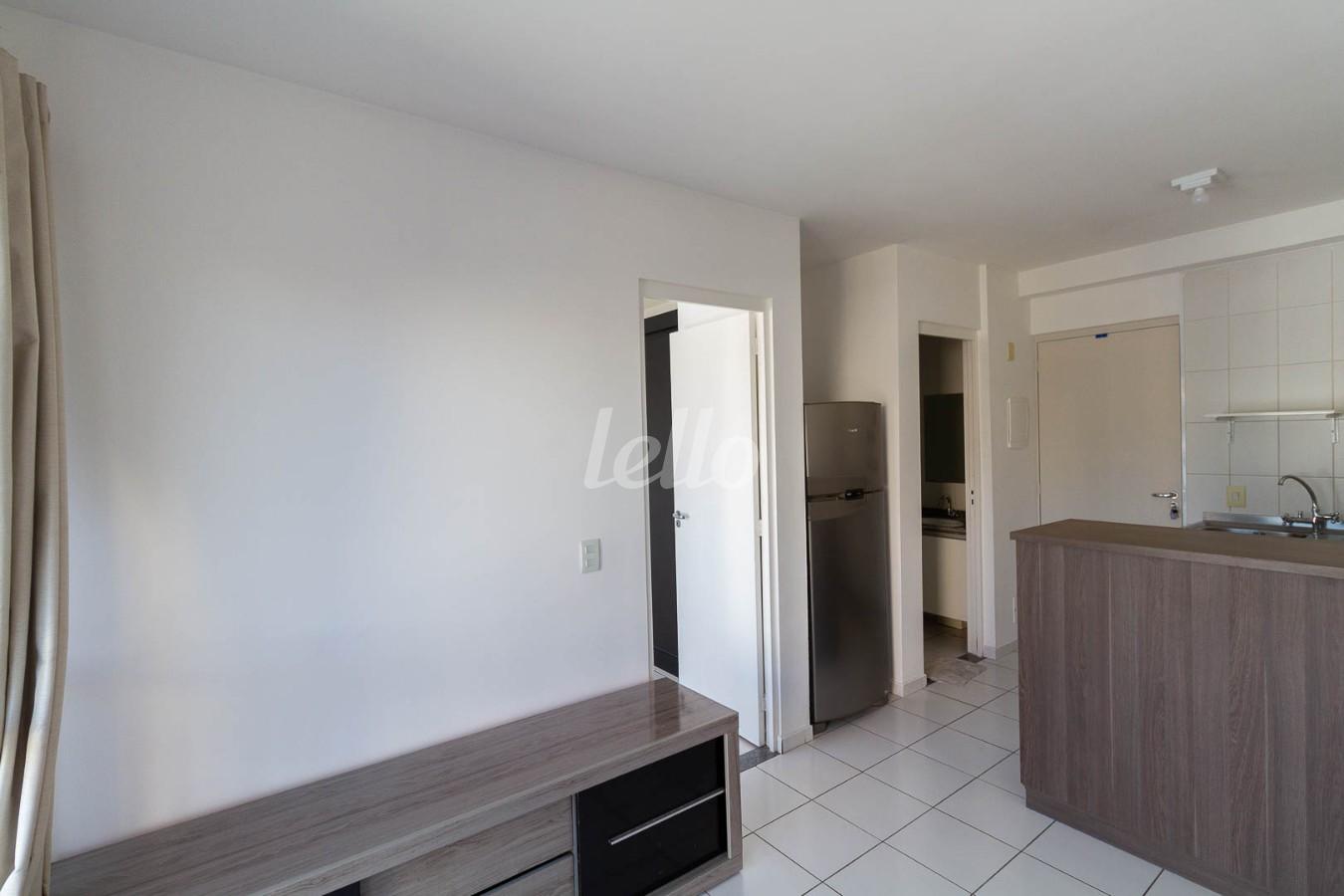 SALA de Apartamento para alugar, Padrão com 33 m², 1 quarto e em Brás - São Paulo