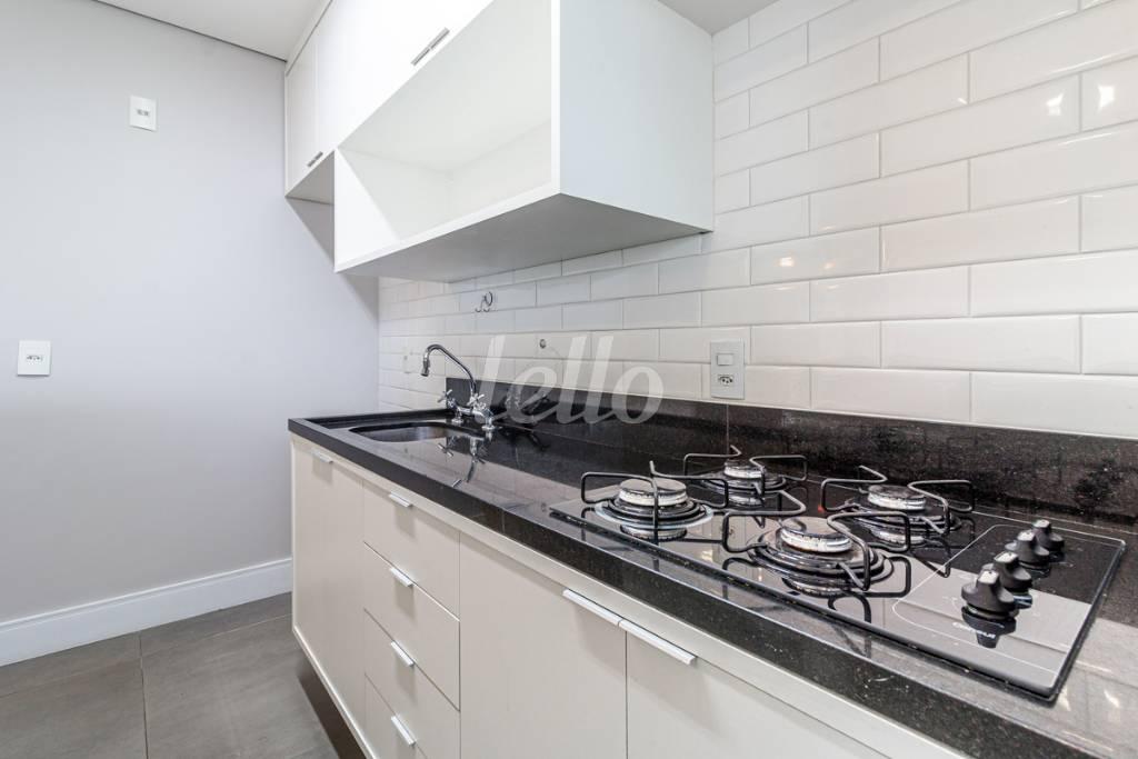 COZINHA de Apartamento para alugar, Padrão com 53 m², 1 quarto e 1 vaga em Santo Amaro - São Paulo