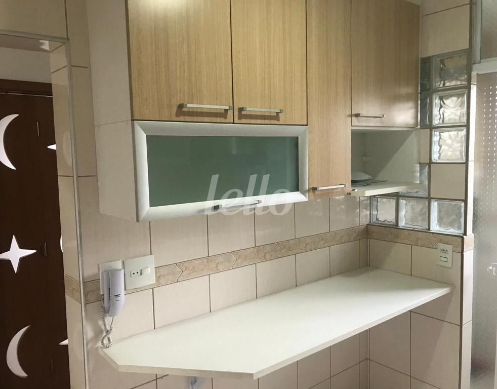 COZINHA de Apartamento para alugar, Padrão com 56 m², 2 quartos e 1 vaga em Vila Liviero - São Paulo