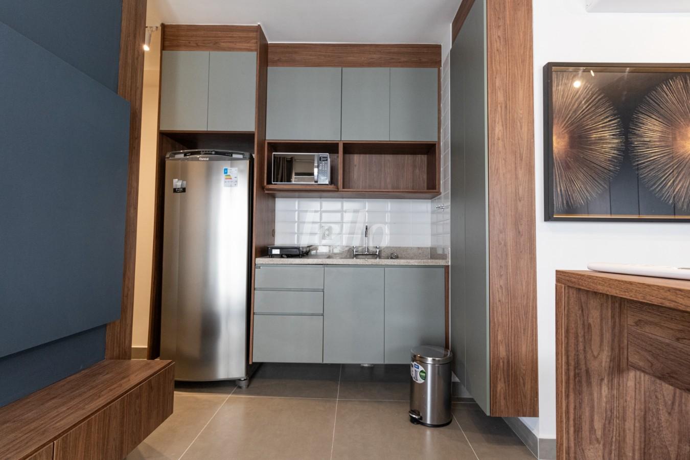 COZINHA de Apartamento para alugar, Padrão com 31 m², e em Jardim Paulista - São Paulo