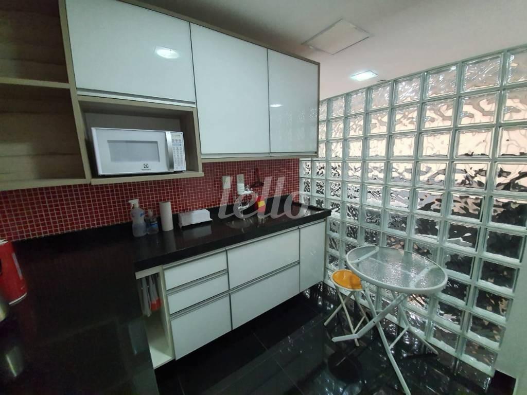 COZINHA de Sala / Conjunto para alugar, Padrão com 34 m², e 1 vaga em Paraíso - Santo André