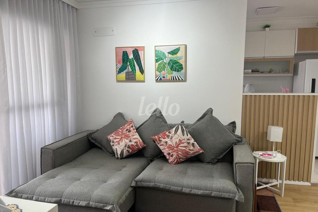 SALA 2 AMBIENTES / COZINHA ABERTA de Apartamento à venda, Padrão com 72 m², 2 quartos e 1 vaga em Vila Gomes Cardim - São Paulo