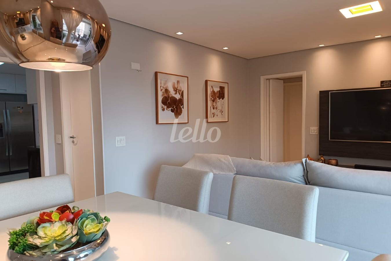 SALA 2 AMBIENTES de Apartamento à venda, Padrão com 93 m², 3 quartos e 3 vagas em Vila Gomes Cardim - São Paulo