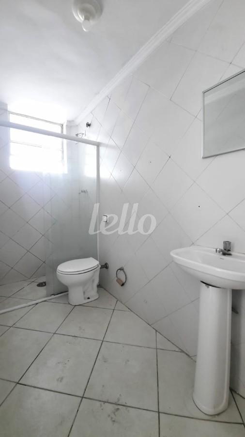 BANHEIRO SOCIAL de Apartamento para alugar, Padrão com 42 m², 1 quarto e em Vila Maria Baixa - São Paulo