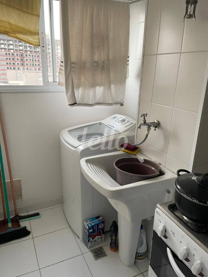 ÁREA DE SERVIÇO de Apartamento à venda, Padrão com 34 m², 1 quarto e em Cambuci - São Paulo