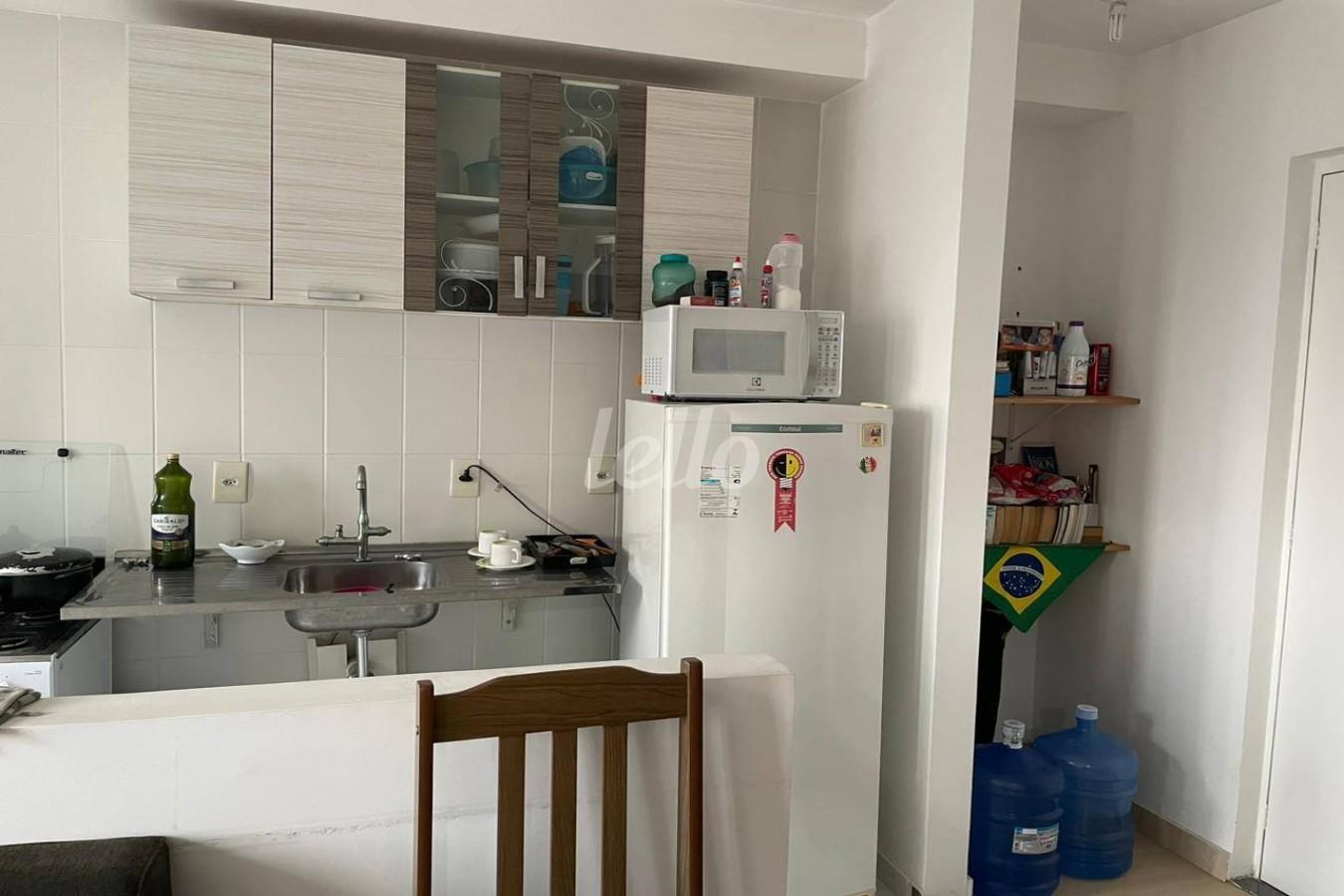 COZINHA de Apartamento à venda, Padrão com 34 m², 1 quarto e em Cambuci - São Paulo