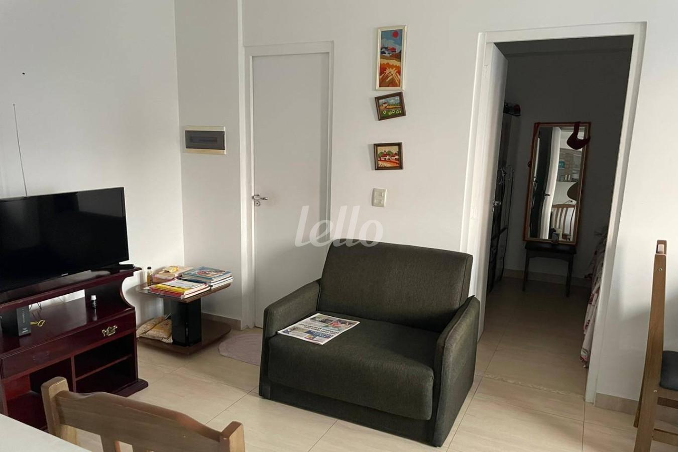 SALA de Apartamento à venda, Padrão com 34 m², 1 quarto e em Cambuci - São Paulo