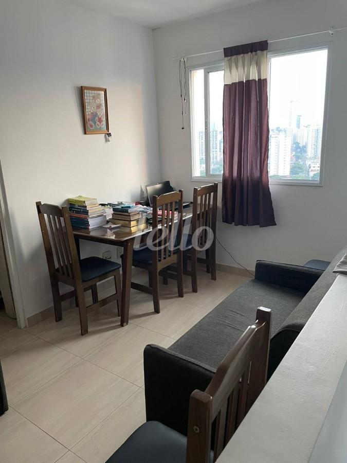 SALA de Apartamento à venda, Padrão com 34 m², 1 quarto e em Cambuci - São Paulo