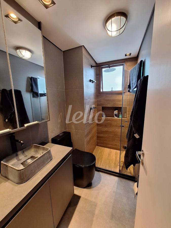 BANHEIRO de Apartamento à venda, Padrão com 110 m², 1 quarto e 2 vagas em Brooklin Novo - São Paulo