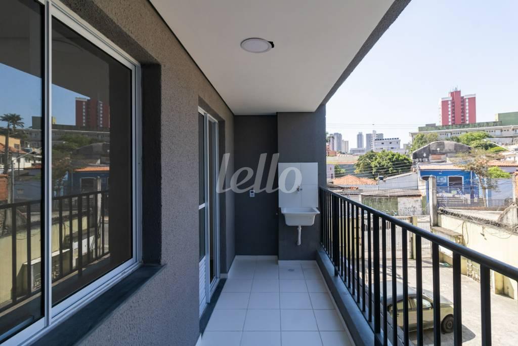 VARANDA de Apartamento à venda, Padrão com 32 m², 1 quarto e em Vila Esperança - São Paulo