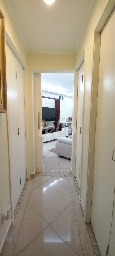 CORREDOR de Apartamento à venda, Padrão com 70 m², 3 quartos e 1 vaga em Vila Brasilio Machado - São Paulo