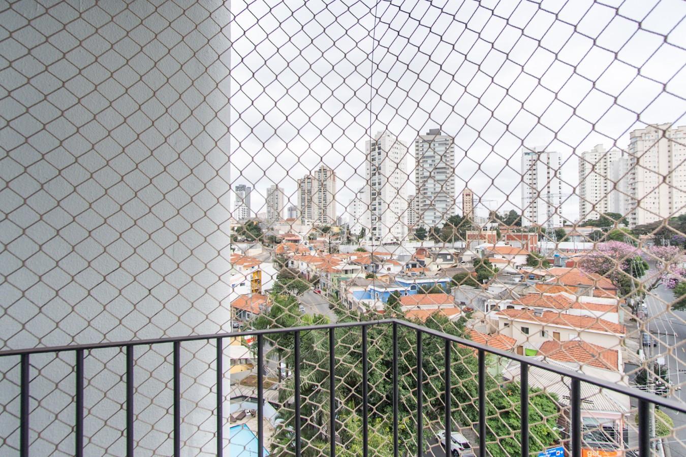 SACADA de Apartamento para alugar, Padrão com 55 m², 2 quartos e 2 vagas em Vila Bertioga - São Paulo