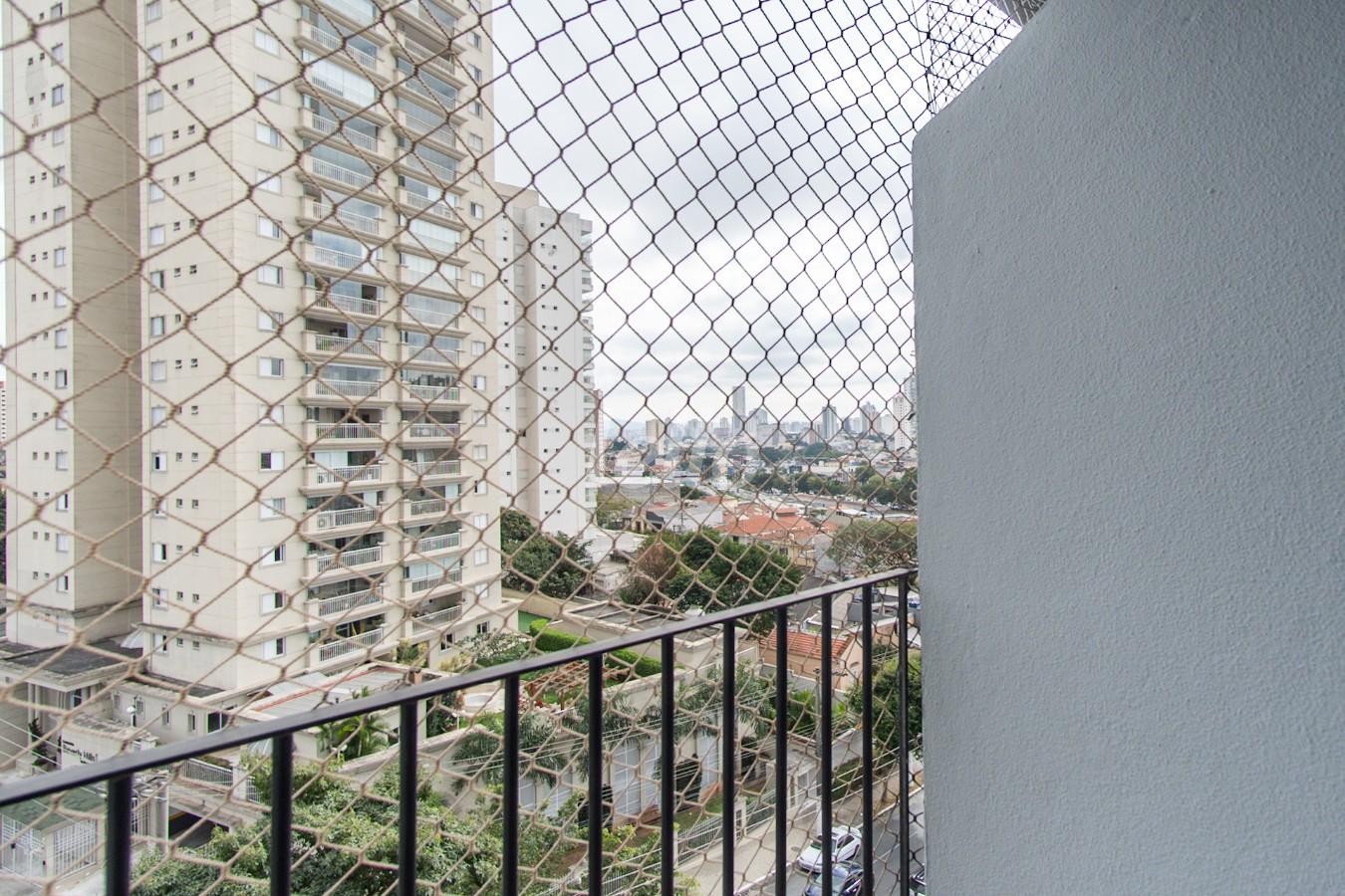 SACADA de Apartamento para alugar, Padrão com 55 m², 2 quartos e 2 vagas em Vila Bertioga - São Paulo