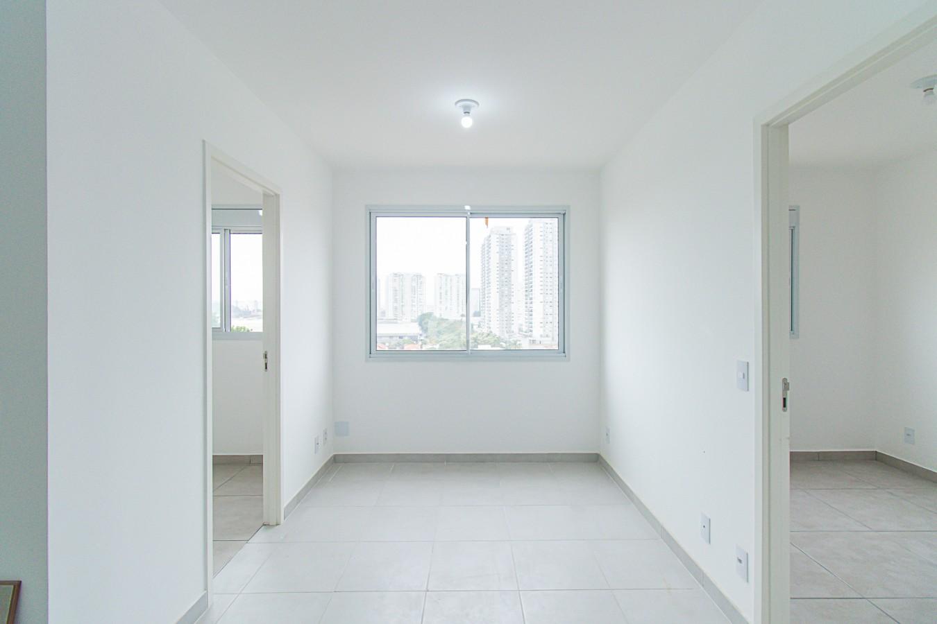 SALA de Apartamento para alugar, Padrão com 34 m², 2 quartos e em Santo Amaro - São Paulo