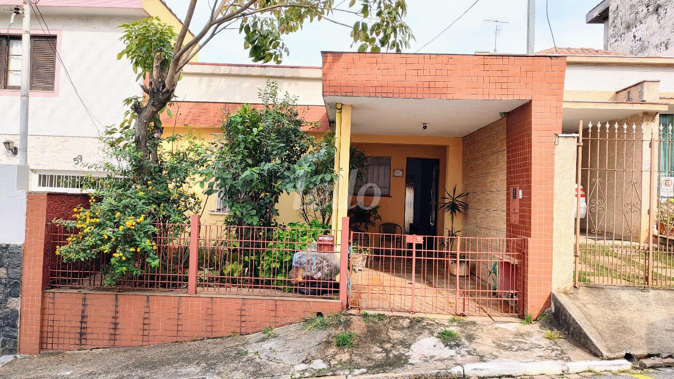 FACHADA de Casa à venda, térrea com 120 m², 3 quartos e 1 vaga em Mooca - São Paulo