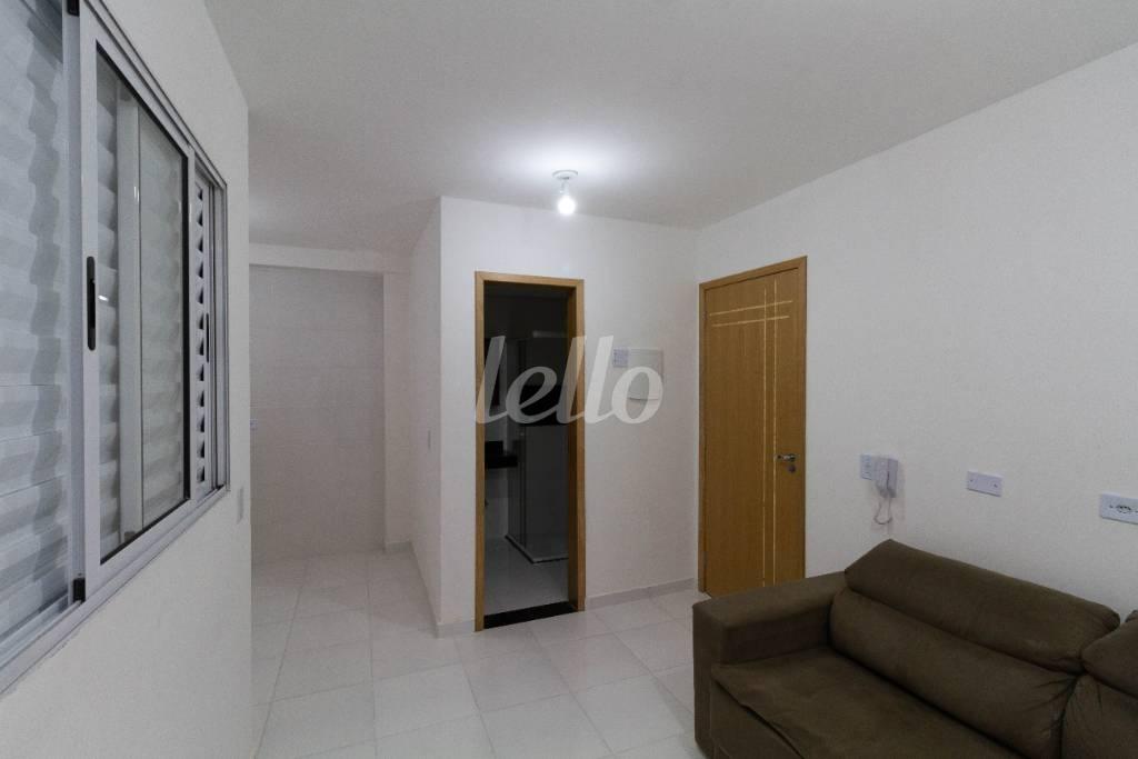 SALA E DORMITÓRIO de Apartamento para alugar, Padrão com 27 m², 1 quarto e em Quinta da Paineira - São Paulo