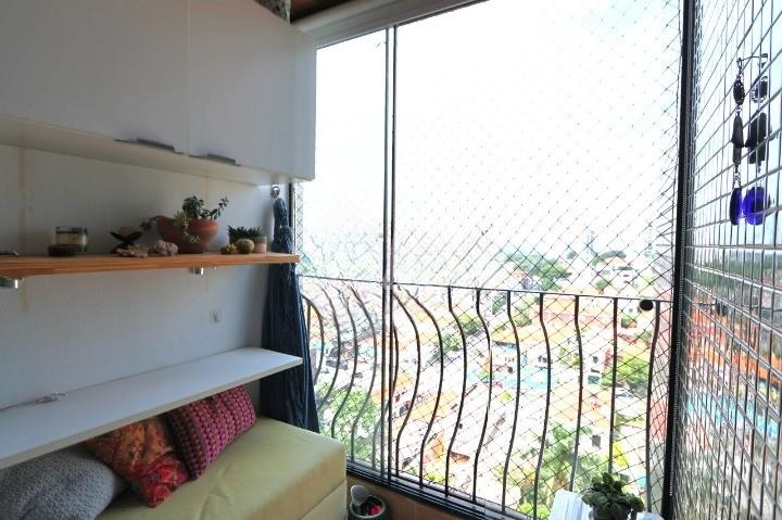 SACADA de Apartamento à venda, Padrão com 65 m², 2 quartos e 2 vagas em Bosque da Saúde - São Paulo