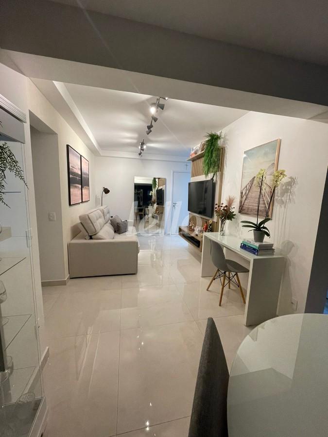 SALA de Apartamento à venda, Padrão com 69 m², 3 quartos e 1 vaga em Vila Gomes Cardim - São Paulo