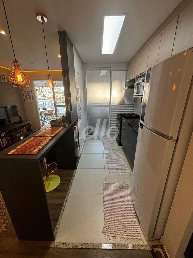 COZINHA AMERICANA de Apartamento à venda, Padrão com 65 m², 2 quartos e 1 vaga em Vila Gomes Cardim - São Paulo