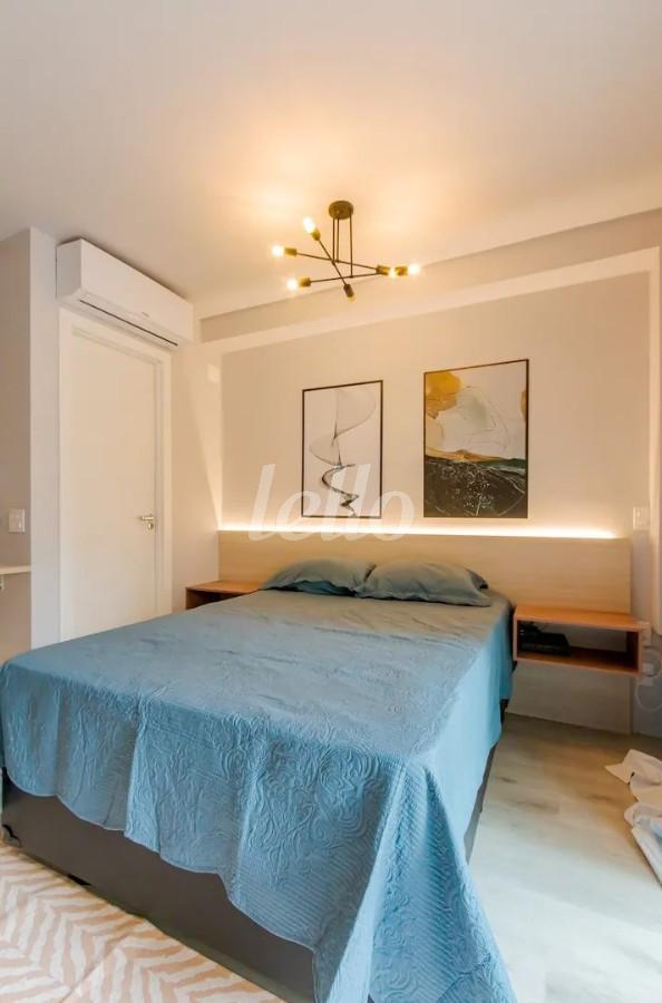 QUARTO de Apartamento à venda, Studio com 25 m², 1 quarto e em Bela Vista - São Paulo