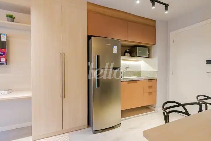 COZINHA de Apartamento à venda, Padrão com 24 m², 1 quarto e em Bela Vista - São Paulo