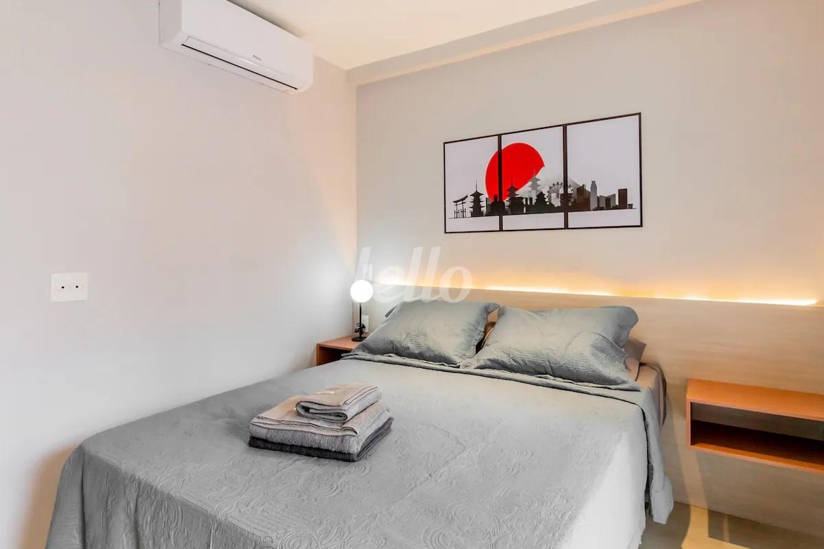 QUARTO de Apartamento à venda, Studio com 24 m², e em Bela Vista - São Paulo