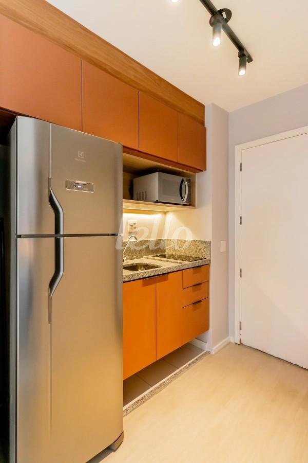 COZINHA de Apartamento à venda, Studio com 24 m², e em Bela Vista - São Paulo