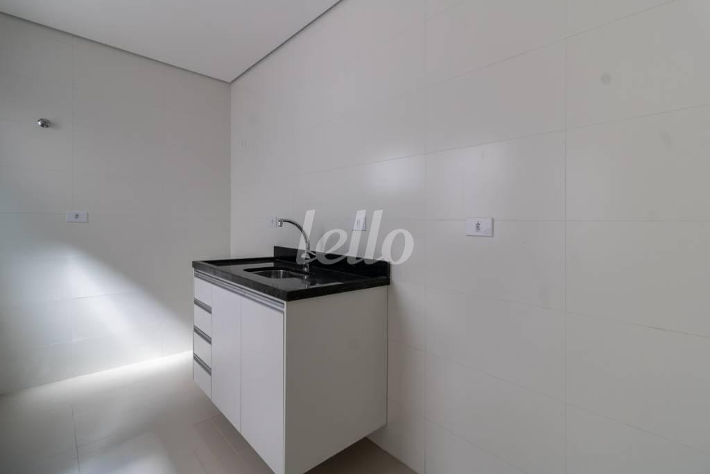 COZINHA de Apartamento para alugar, Padrão com 48 m², 2 quartos e 1 vaga em Jardim do Carmo - Santo André