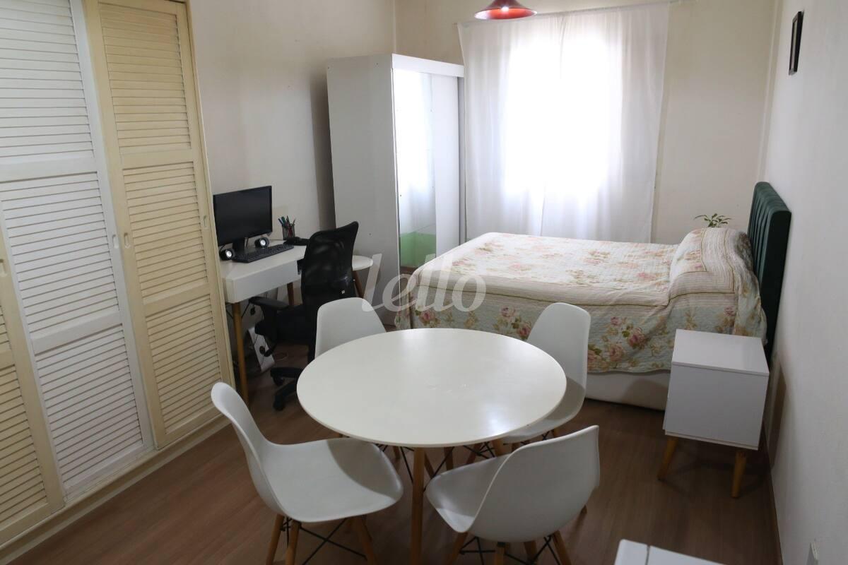 DORMITORIO de Apartamento à venda, Padrão com 35 m², 1 quarto e em Bela Vista - São Paulo