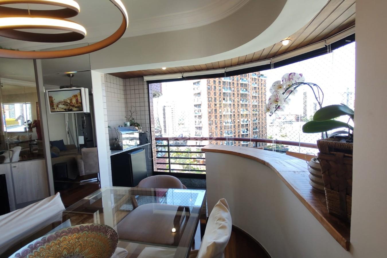 LIVING de Apartamento à venda, Padrão com 120 m², 3 quartos e 3 vagas em Ch Santo Antônio (ZL) - São Paulo