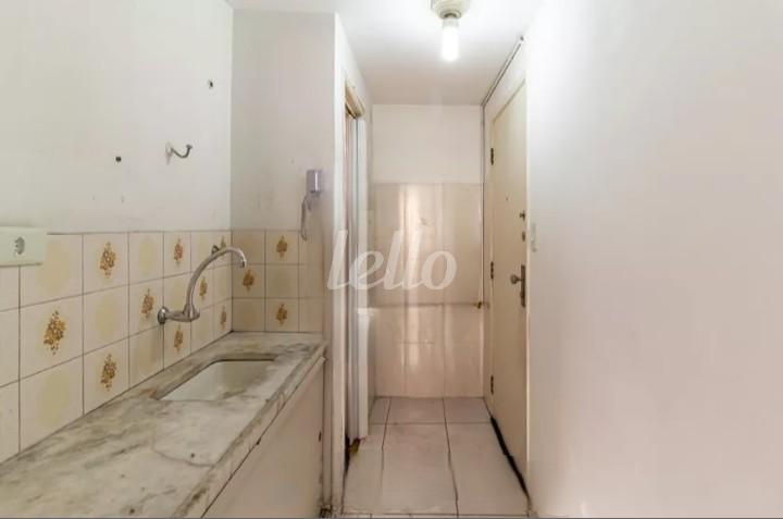 COZINHA de Apartamento à venda, Studio com 33 m², 1 quarto e em Vila Buarque - São Paulo