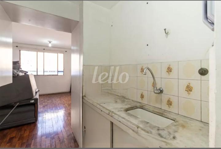 COZINHA de Apartamento à venda, Studio com 33 m², 1 quarto e em Vila Buarque - São Paulo