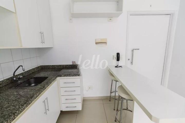 COZINHA de Apartamento para alugar, Padrão com 50 m², 1 quarto e 1 vaga em Barra Funda - São Paulo