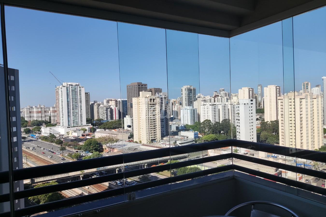 VARANDA de Apartamento à venda, Padrão com 45 m², 1 quarto e 1 vaga em Tatuapé - São Paulo