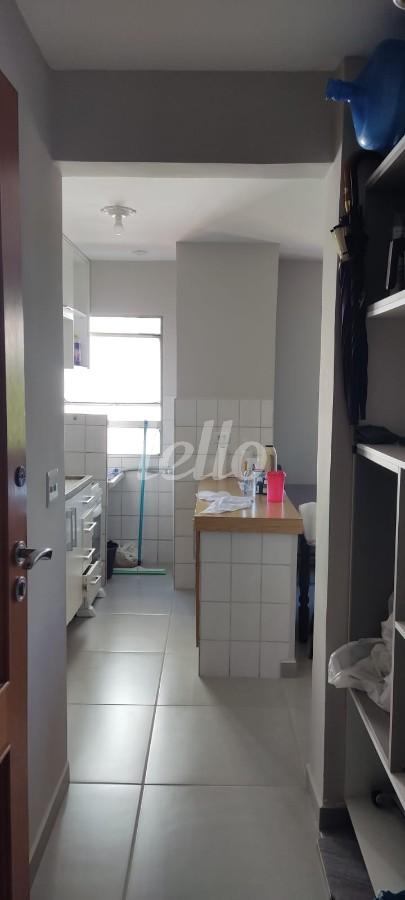 SALA E COZINHA de Apartamento à venda, Padrão com 36 m², 1 quarto e 1 vaga em Vila Clementino - São Paulo