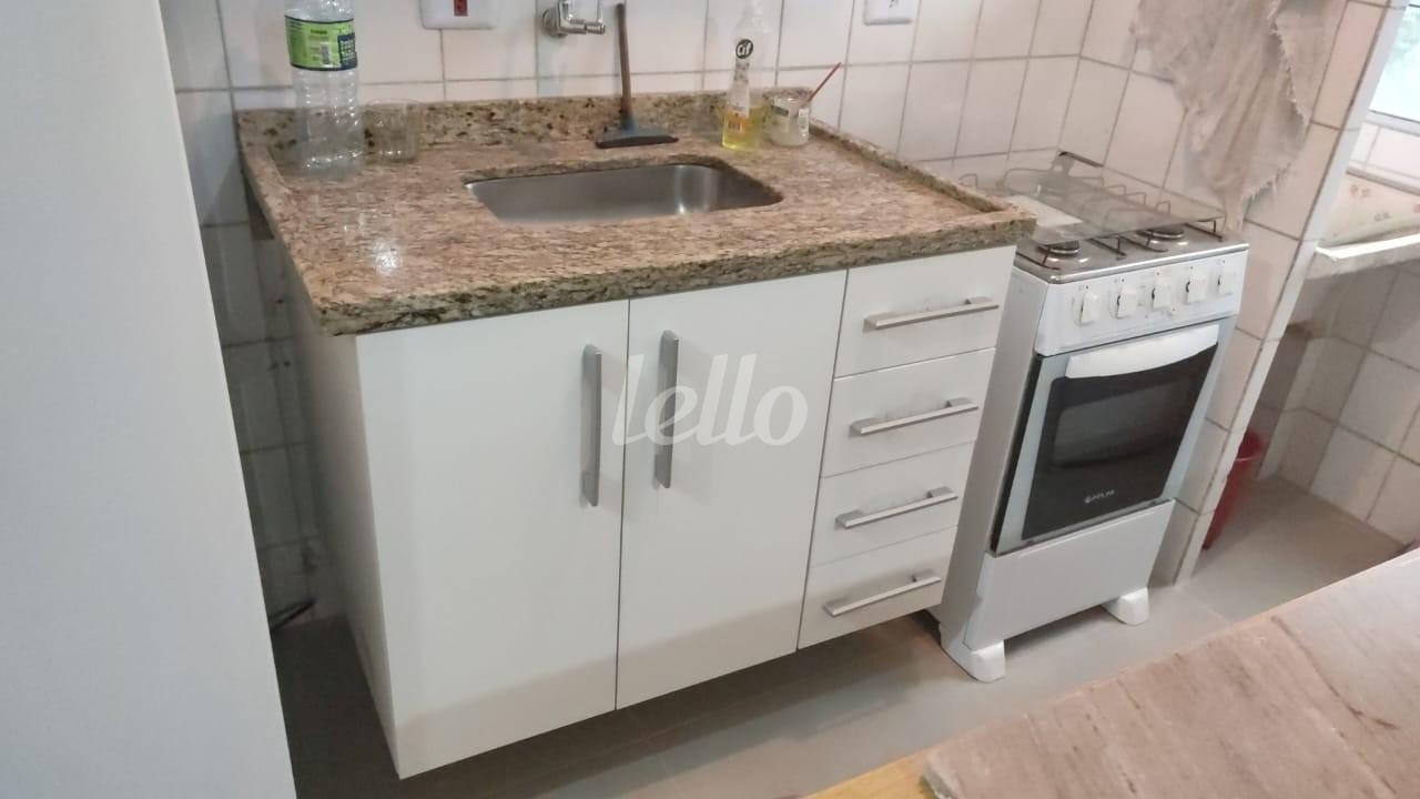 COZINHA de Apartamento à venda, Padrão com 36 m², 1 quarto e 1 vaga em Vila Clementino - São Paulo