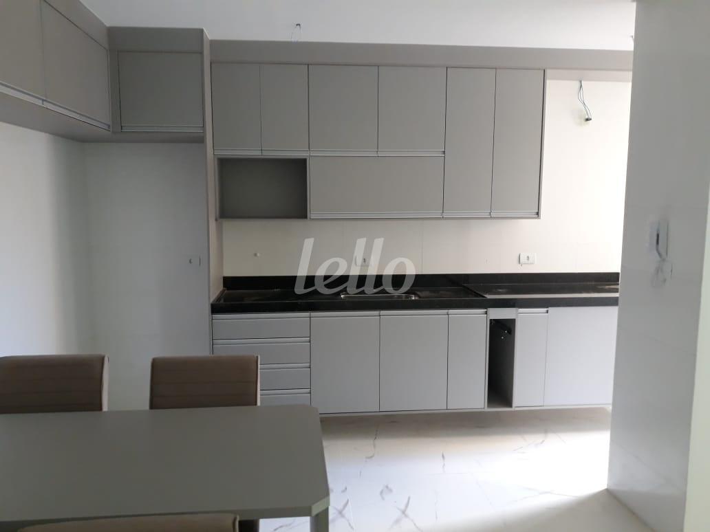 COZINHA de Apartamento à venda, Padrão com 50 m², 2 quartos e 1 vaga em Vila Curuca - Santo André